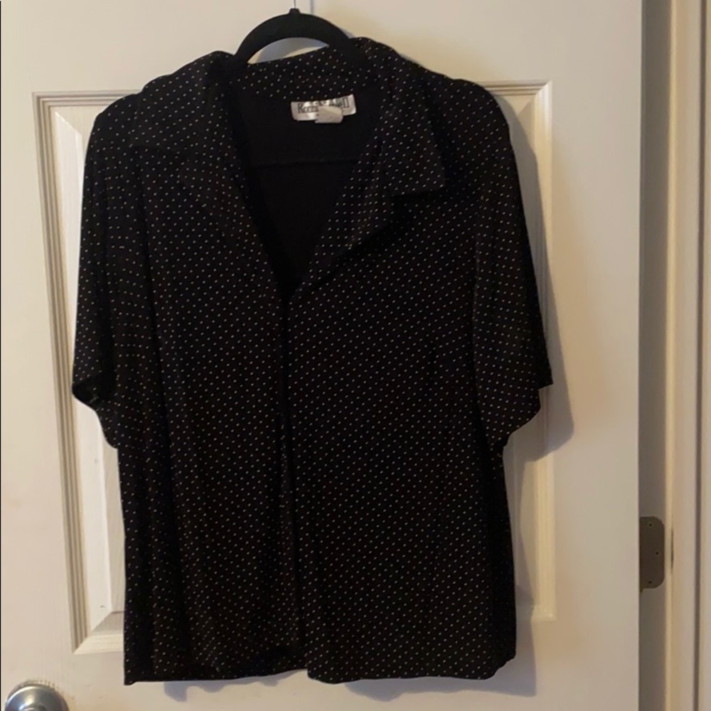 Ronnie Nicole cropped button up.